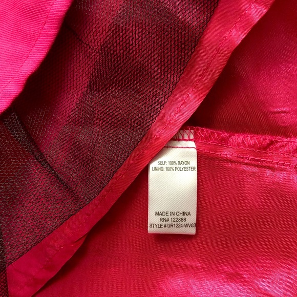 Zunie Pink V-neck Flared Dress with Cutout Back - Picture 6 of 8